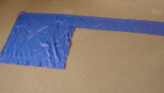 1 side of front curtains